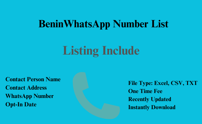 Benin whatsapp number list